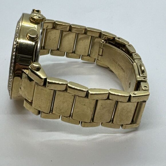 Michael Kors Parker MK5354 Women\'s Gold Stainless Steel Analog Dial Watch JNA393 main image 6